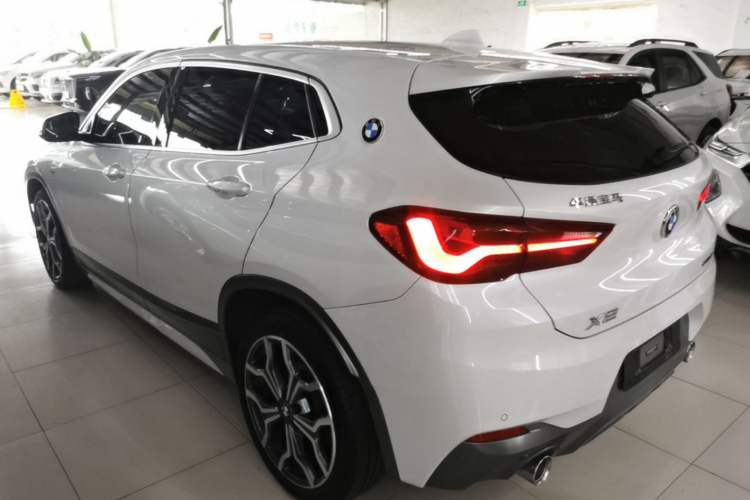 Used BMW X2 2021 sDrive25i Luxury M Sport Package Rear Left 45 Deg