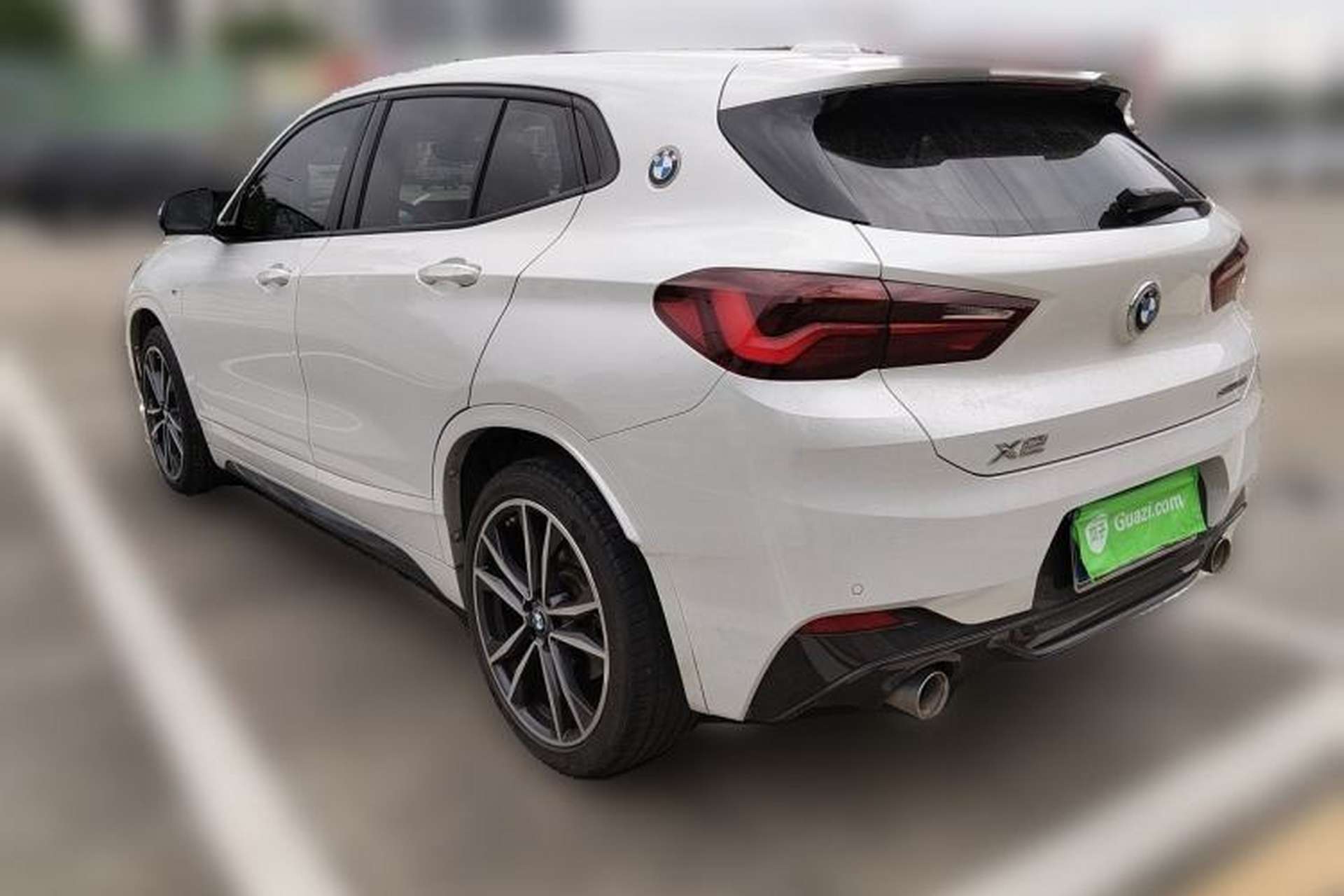 Used BMW X2 2021 sDrive25i Luxury Model with M Sport Package Rear Left 45 Deg