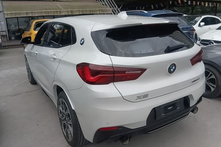 Used BMW X2 2021 Updated xDrive25i Midnight Edition Rear Left 45 Deg