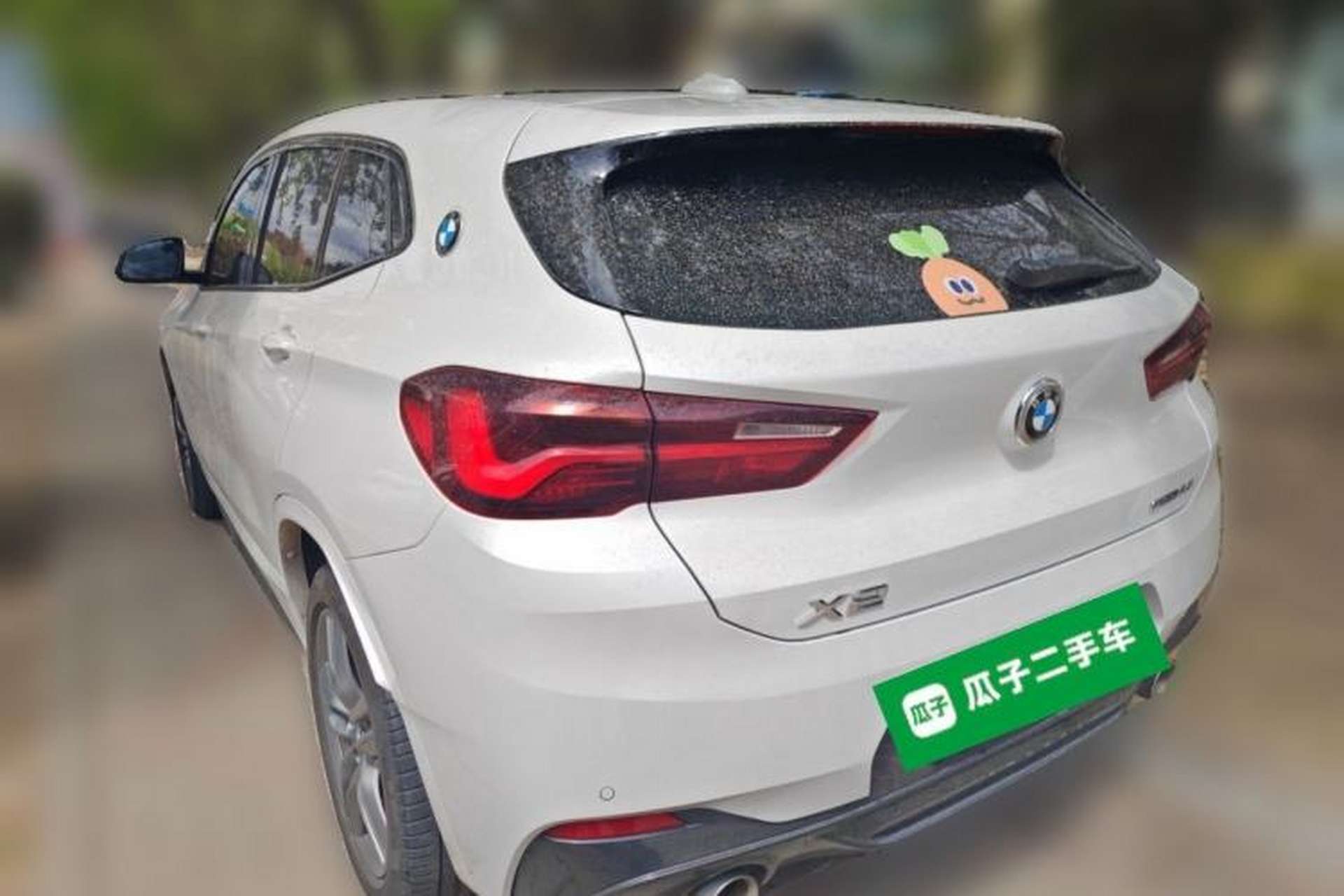 Used BMW X2 2021 sDrive25i Leading Model M Sport Package Rear Left 45 Deg
