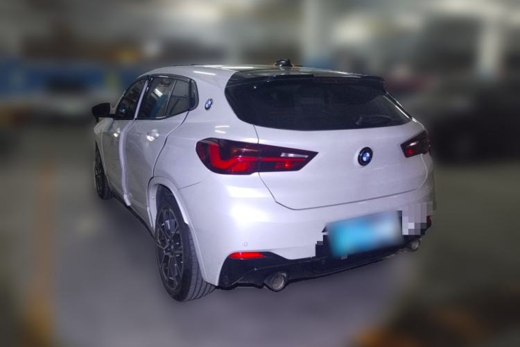 Used BMW X2 2021 Updated xDrive25i Midnight Edition Rear Left 45 Deg