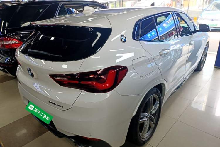 Used BMW X2 2021 sDrive25i Leading Model M Sport Package Rear Right 45 Deg