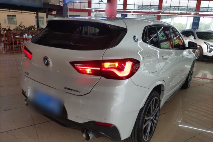 Used BMW X2 2021 sDrive25i Luxury Model with M Sport Package Rear Right 45 Deg