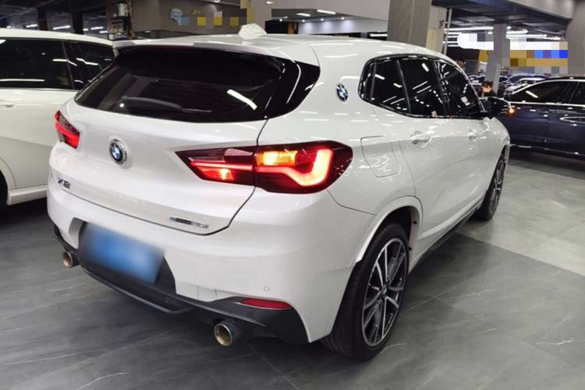 Used BMW X2 2021 sDrive25i Luxury Model with M Sport Package Rear Right 45 Deg