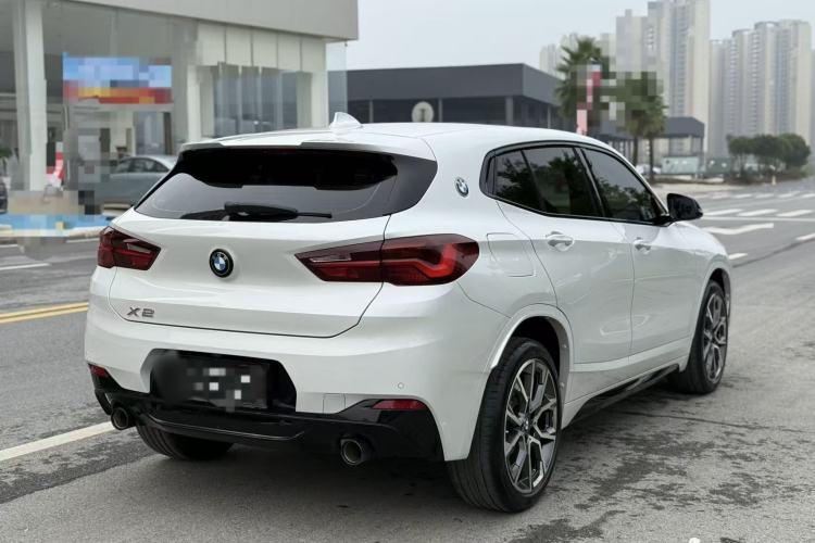 Used BMW X2 2021 sDrive25i Midnight Edition Rear Right 45 Deg