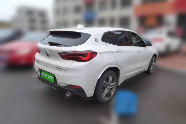 Used BMW X2 2021 sDrive25i Leading Model M Sport Package Rear Right 45 Deg
