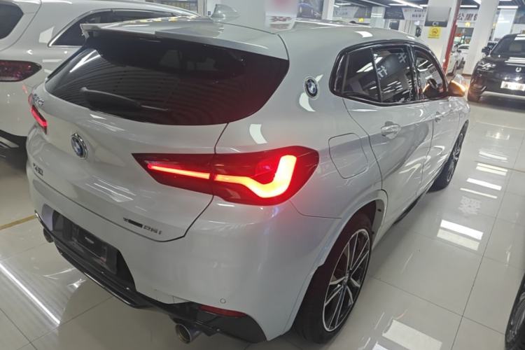 Used BMW X2 2021 sDrive25i Luxury Model with M Sport Package Rear Right 45 Deg