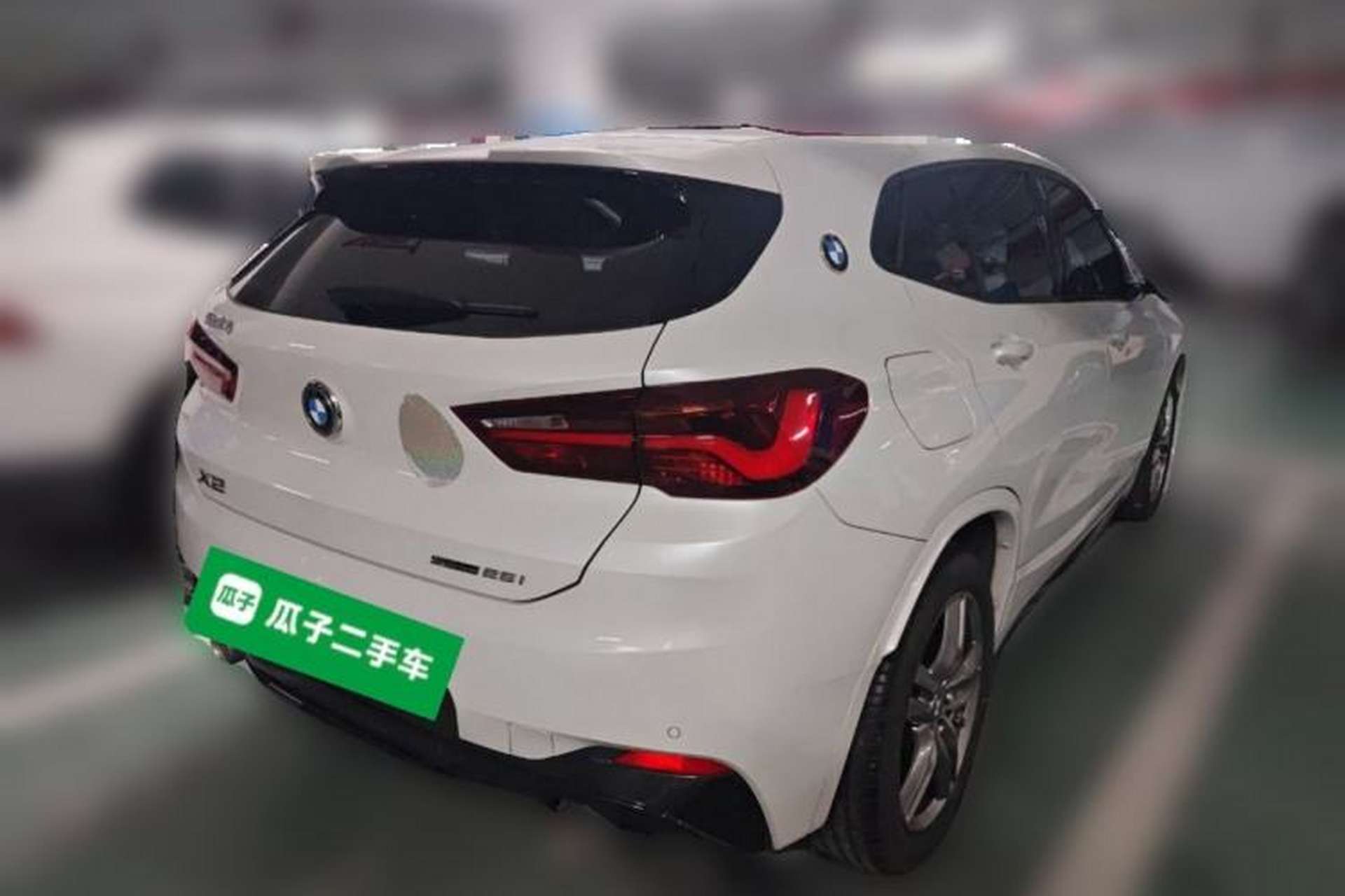 Used BMW X2 2021 sDrive25i Leading Model M Sport Package Rear Right 45 Deg