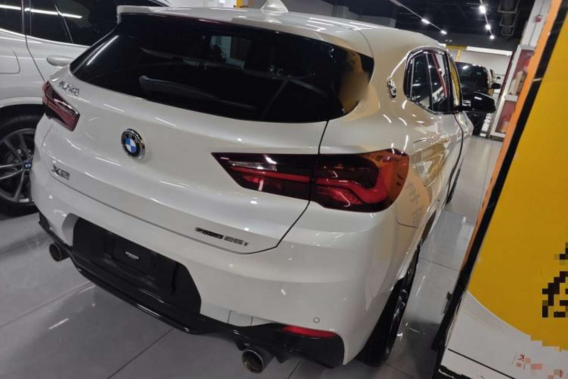 Used BMW X2 2021 sDrive25i Leading Model M Sport Package Rear Right 45 Deg
