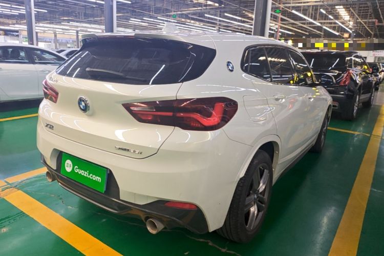 Used BMW X2 2021 sDrive25i Leading Model M Sport Package Rear Right 45 Deg