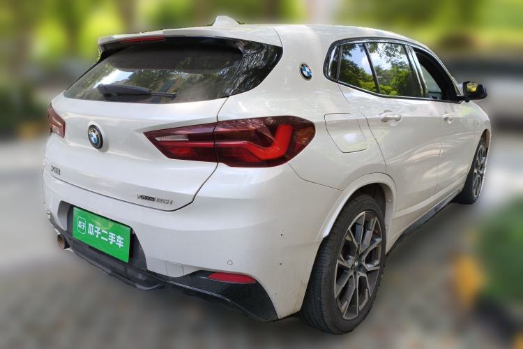Used BMW X2 2021 xDrive25i Midnight Edition Rear Right 45 Deg