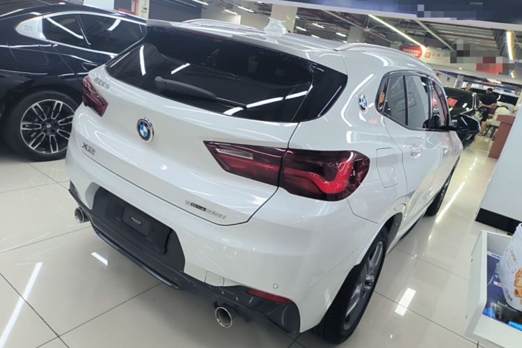 Used BMW X2 2021 sDrive25i Leading Model M Sport Package Rear Right 45 Deg