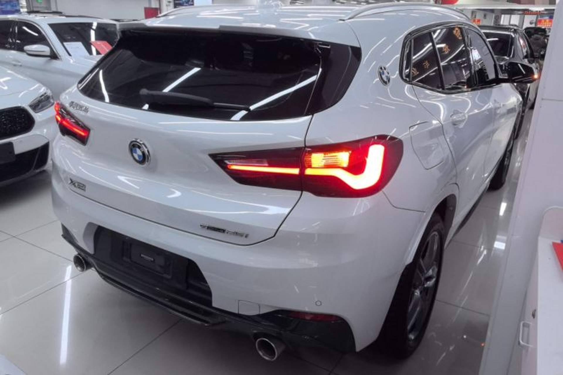 Used BMW X2 2021 sDrive25i Leading Model M Sport Package Rear Right 45 Deg