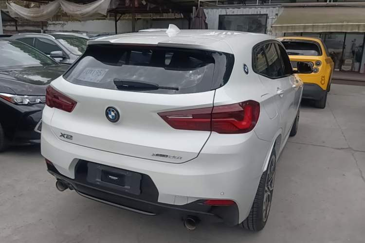 Used BMW X2 2021 Updated xDrive25i Midnight Edition Rear Right 45 Deg