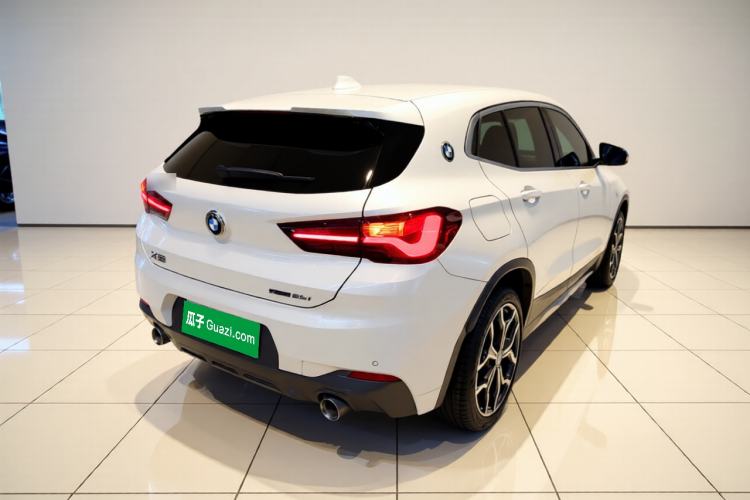 Used BMW X2 2021 sDrive25i Luxury M Sport Package Rear Right 45 Deg