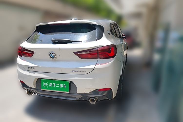Used BMW X2 2021 sDrive25i Leading Model M Sport Package Rear Right 45 Deg