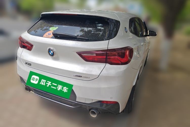 Used BMW X2 2021 sDrive25i Leading Model M Sport Package Rear Right 45 Deg