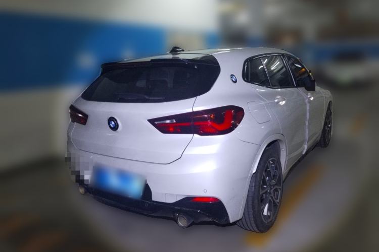 Used BMW X2 2021 Updated xDrive25i Midnight Edition Rear Right 45 Deg