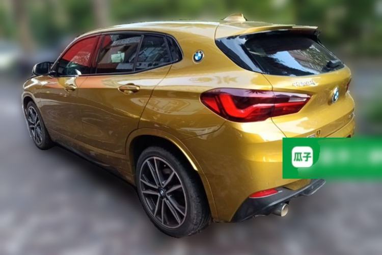 Used BMW X2 2021 sDrive25i Luxury Model with M Sport Package Rear Left 45 Deg