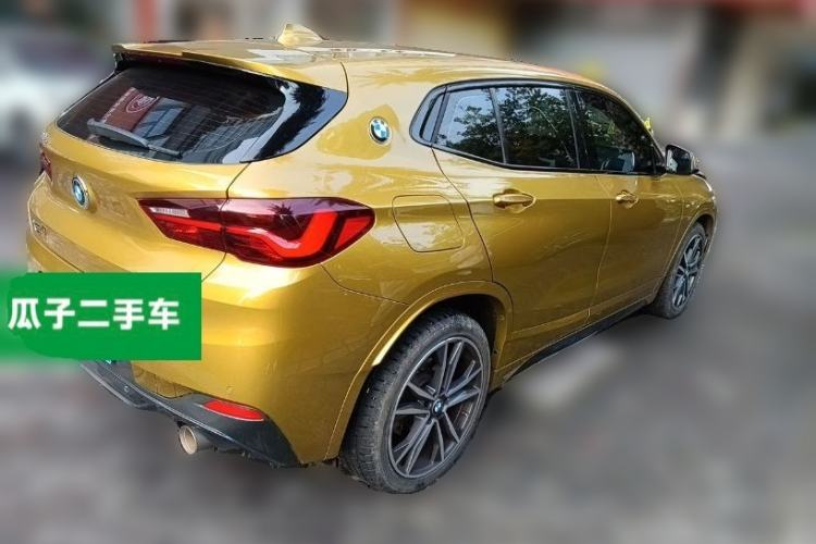 Used BMW X2 2021 sDrive25i Luxury Model with M Sport Package Rear Right 45 Deg