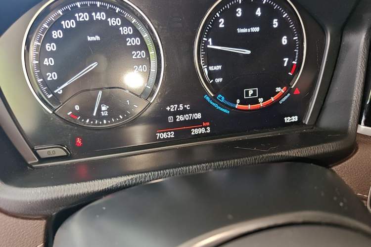 Used BMW X2 2022 sDrive25i M Sport Package Odometer Close Up