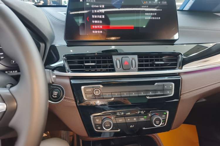 Used BMW X2 2022 sDrive25i M Sport Package Audio And AC Panel