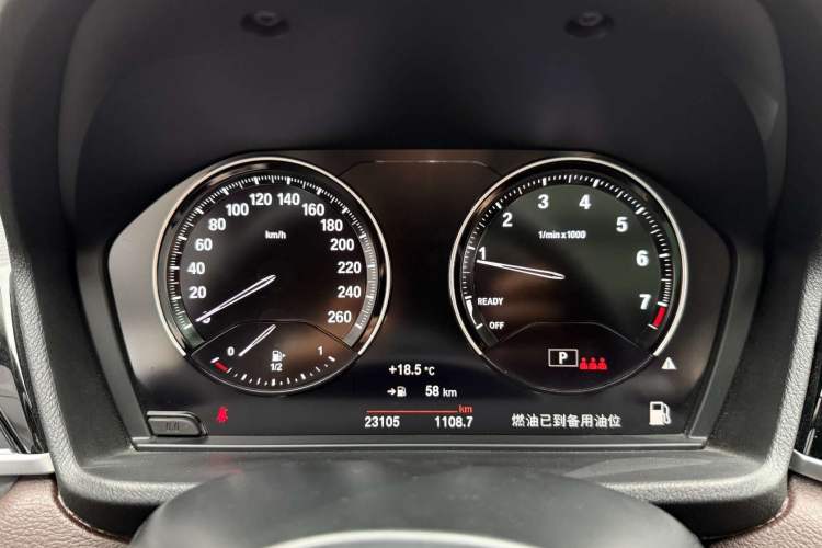Used BMW X2 2022 sDrive25i M Sport Package Odometer Close Up