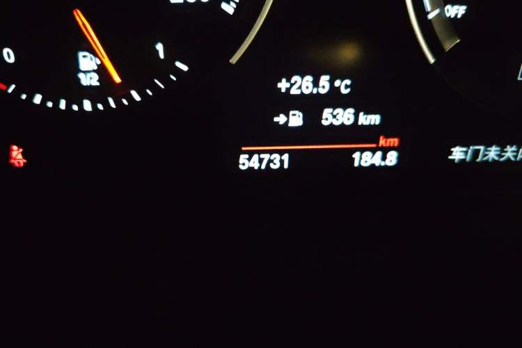 Used BMW X2 2022 sDrive25i M Sport Package Odometer Close Up