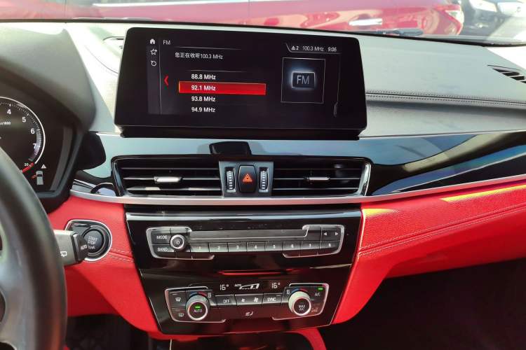 Used BMW X2 2022 sDrive25i M Sport Package Audio And AC Panel