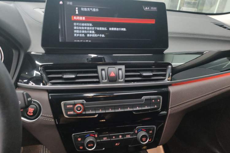 Used BMW X2 2022 sDrive25i M Sport Package Audio And AC Panel