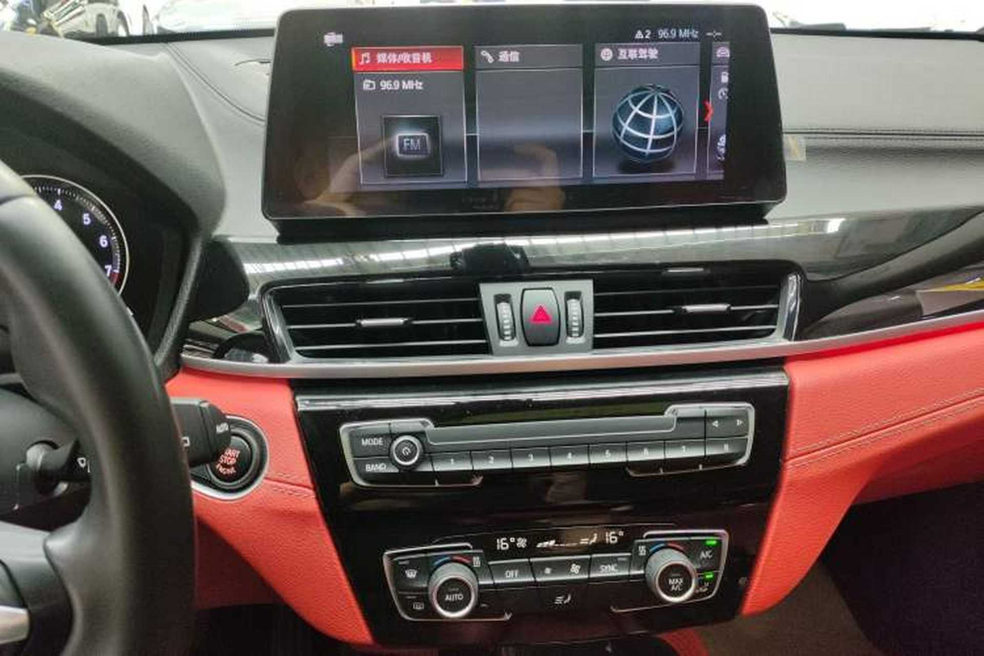 Used BMW X2 2022 sDrive25i M Sport Package Audio And AC Panel