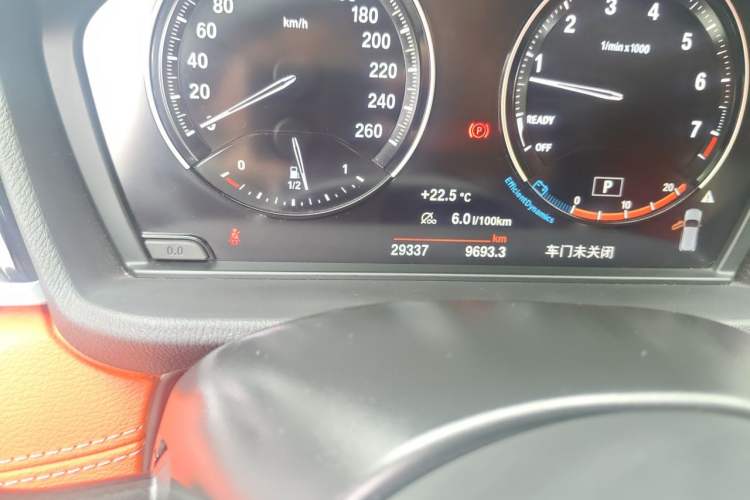 Used BMW X2 2022 sDrive25i M Sport Package Odometer Close Up