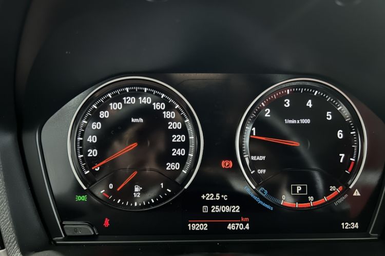 Used BMW X2 2022 sDrive25i M Sport Package Odometer Close Up