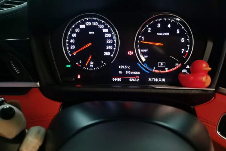 Used BMW X2 2022 sDrive25i M Sport Package Odometer Close Up