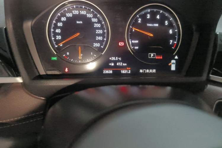 Used BMW X2 2022 sDrive25i M Sport Package Odometer Close Up