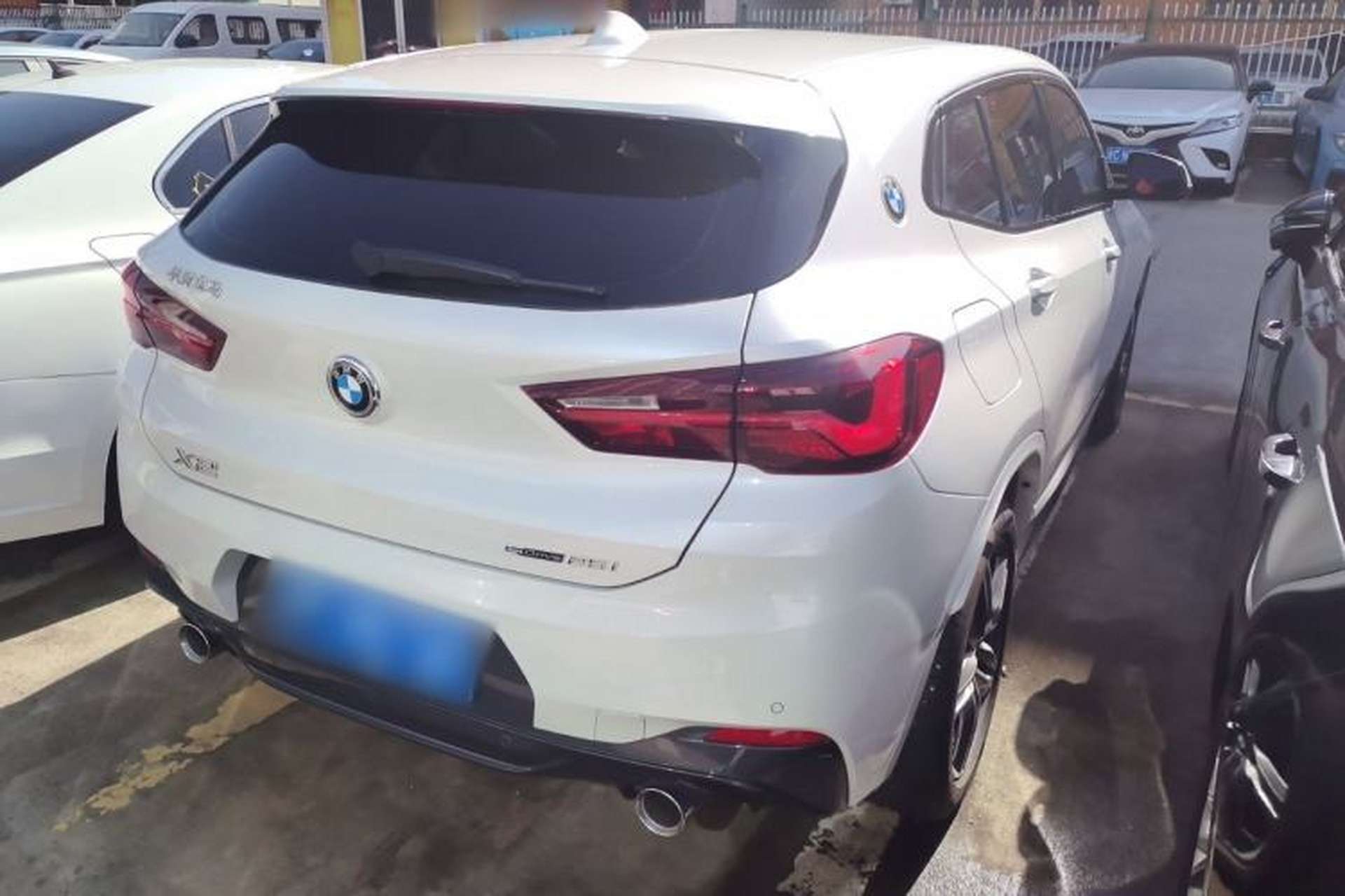 Used BMW X2 2022 sDrive25i M Sport Package Rear Right 45 Deg