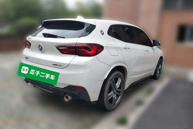 Used BMW X2 2022 sDrive25i M Sport Package Rear Right 45 Deg