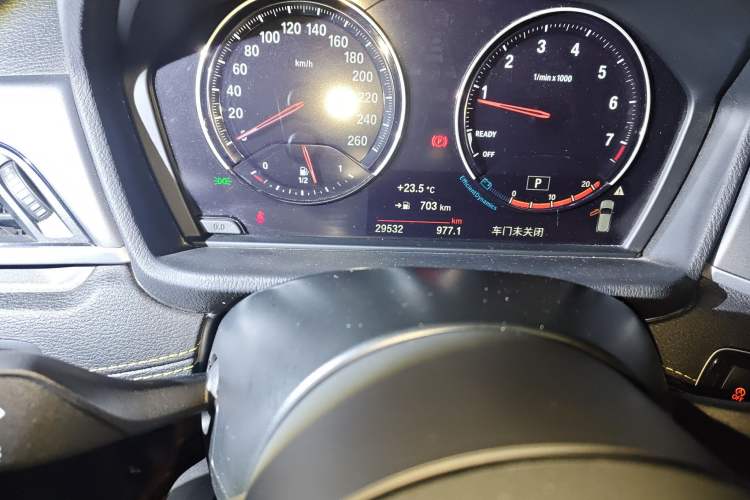 Used BMW X2 2023 sDrive 25i Shining Edition Odometer Close Up