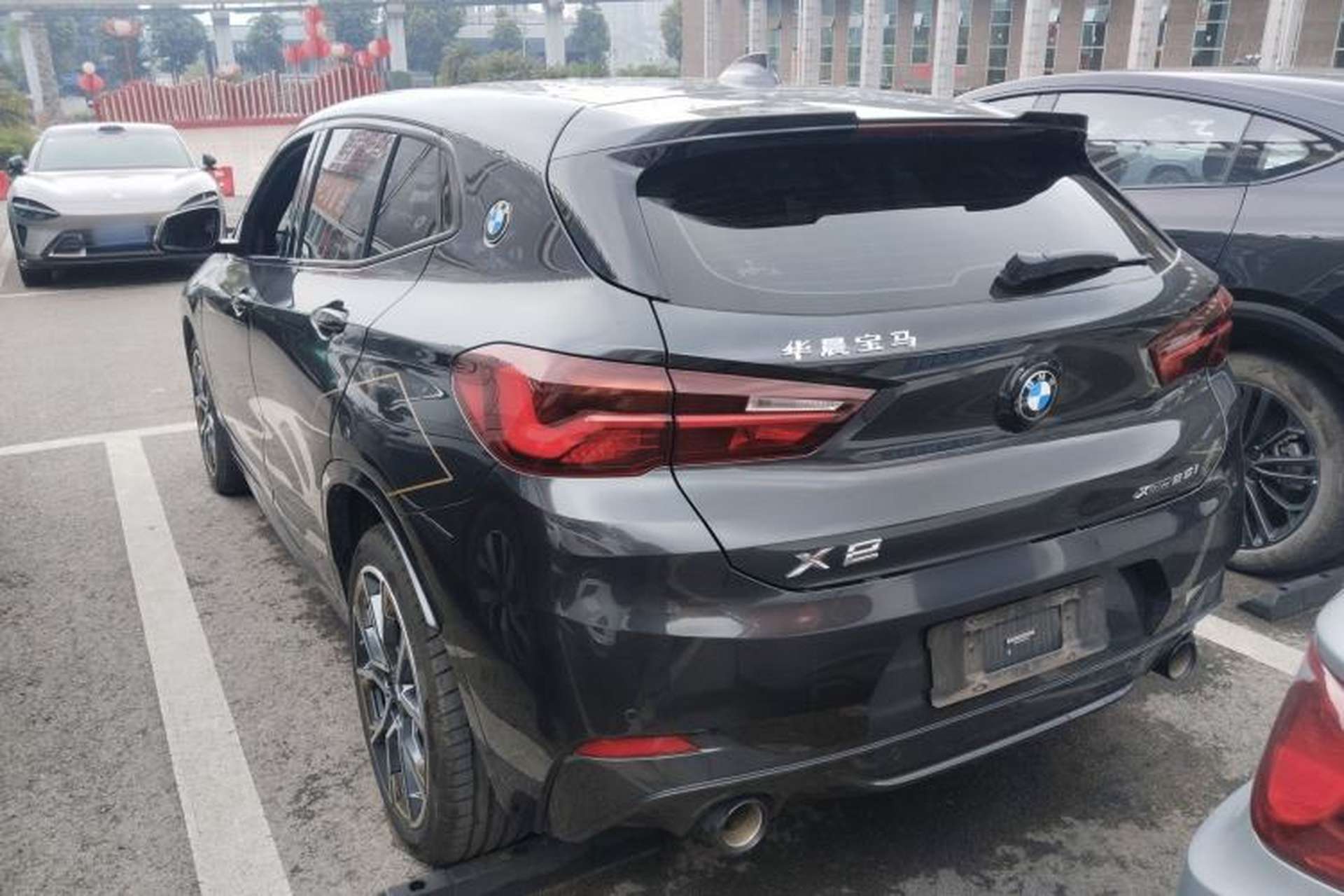 Used BMW X2 2023 xDrive 25i Shining Edition Rear Left 45 Deg