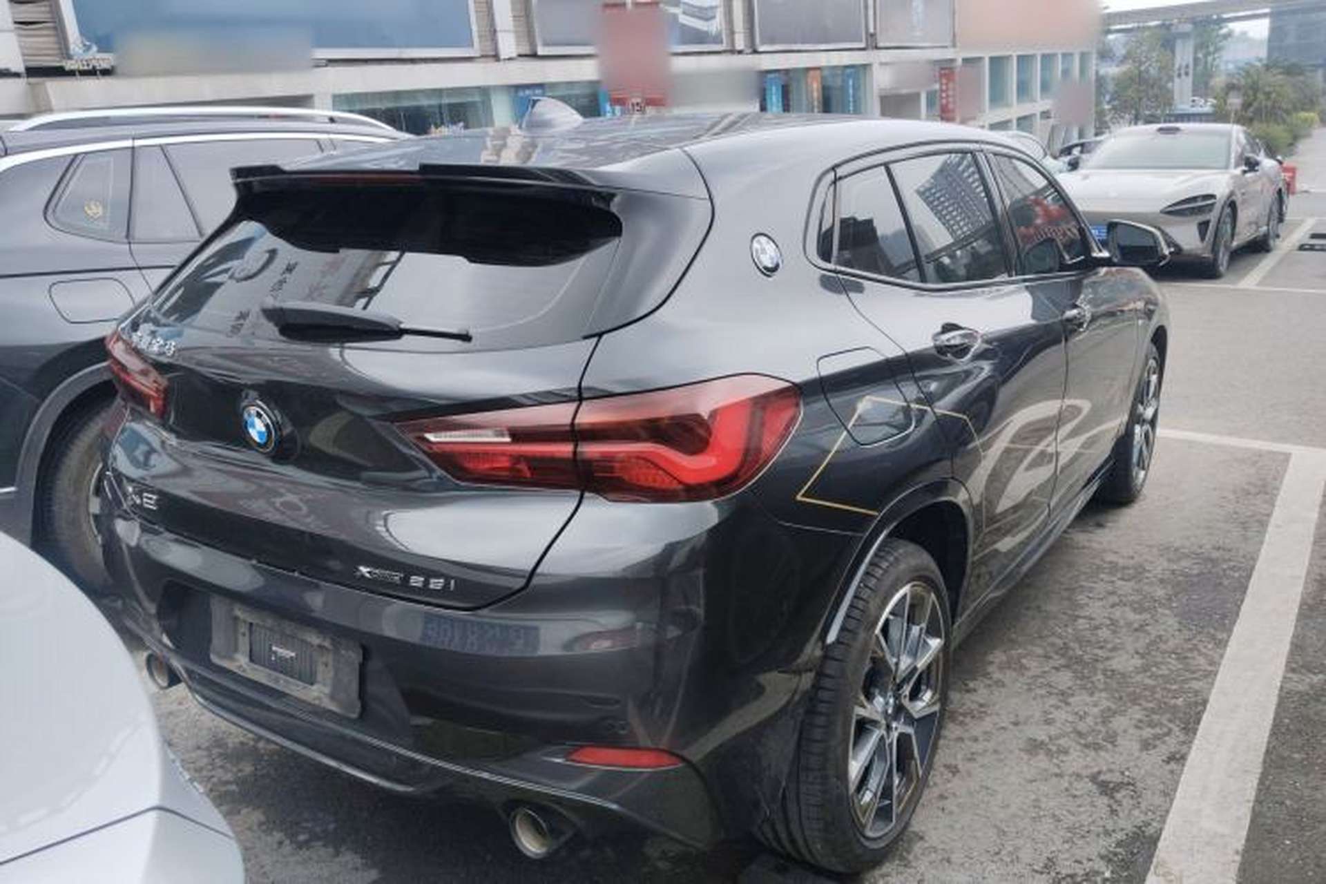 Used BMW X2 2023 xDrive 25i Shining Edition Rear Right 45 Deg