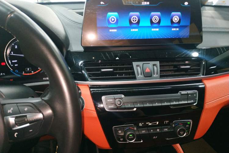 Used BMW X2 2023 sDrive25i M Sport Package Audio And AC Panel