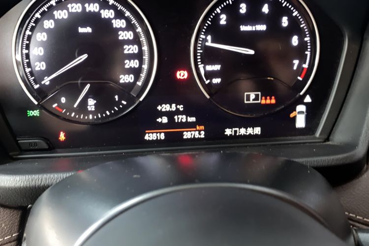 Used BMW X2 2023 sDrive25i M Sport Night Edition Odometer Close Up