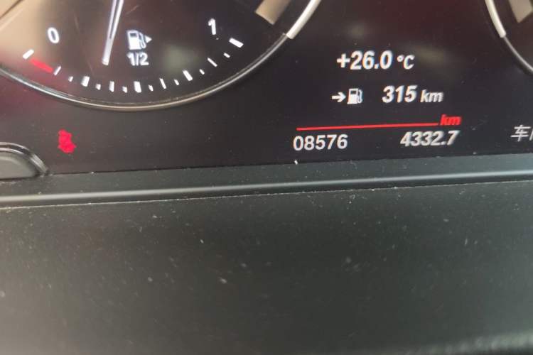 Used BMW X2 2023 sDrive25i M Sport Night Edition Odometer Close Up