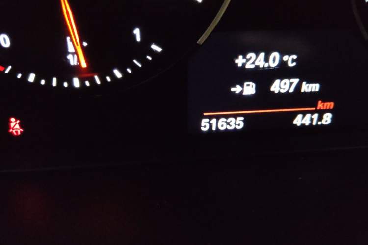 Used BMW X2 2023 sDrive25i M Sport Night Edition Odometer Close Up
