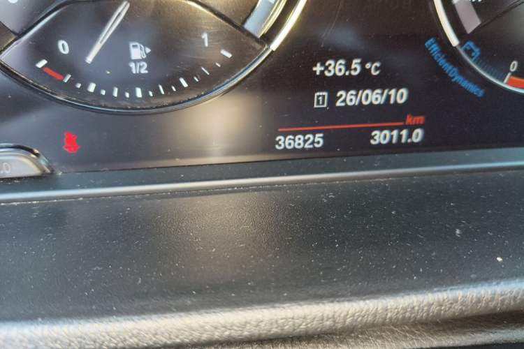 Used BMW X2 2023 sDrive25i M Sport Night Edition Odometer Close Up