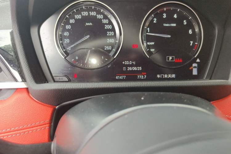 Used BMW X2 2023 sDrive25i M Sport Night Edition Odometer Close Up