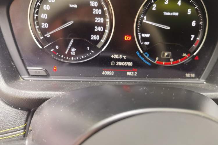 Used BMW X2 2023 xDrive 25i Shining Edition Odometer Close Up