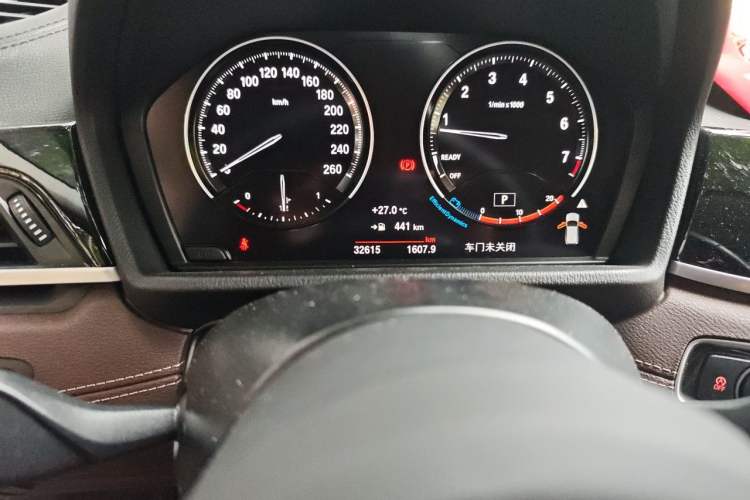 Used BMW X2 2023 sDrive25i M Sport Night Edition Odometer Close Up