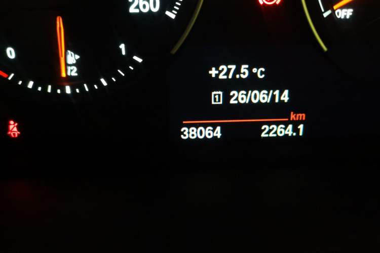 Used BMW X2 2023 sDrive25i M Sport Night Edition Odometer Close Up