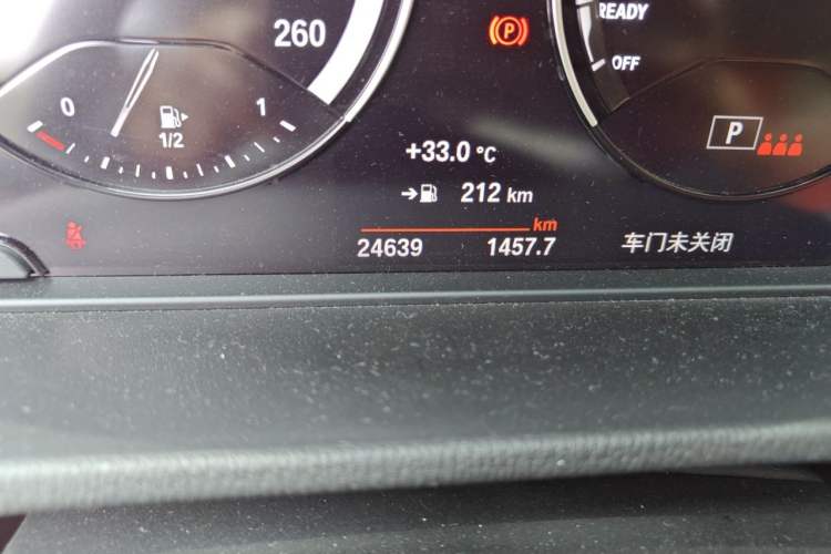 Used BMW X2 2023 sDrive25i M Sport Night Edition Odometer Close Up
